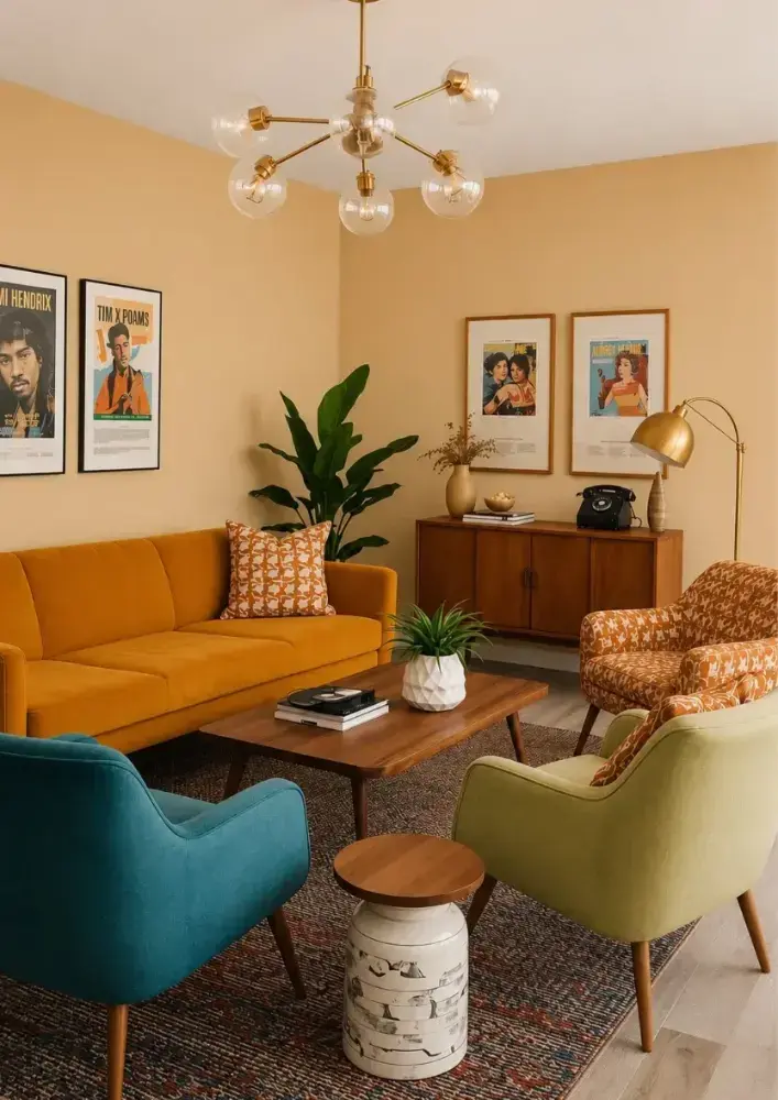 Mid-century room