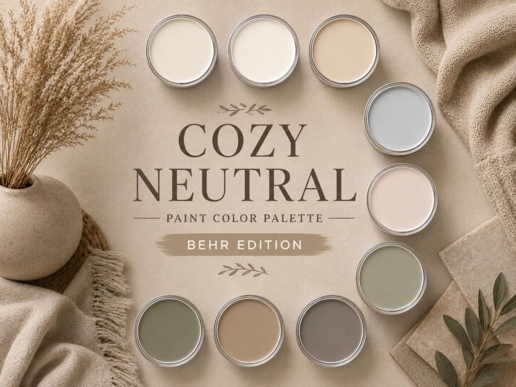 Cozy Neutral Behr Paint Palette image 1
