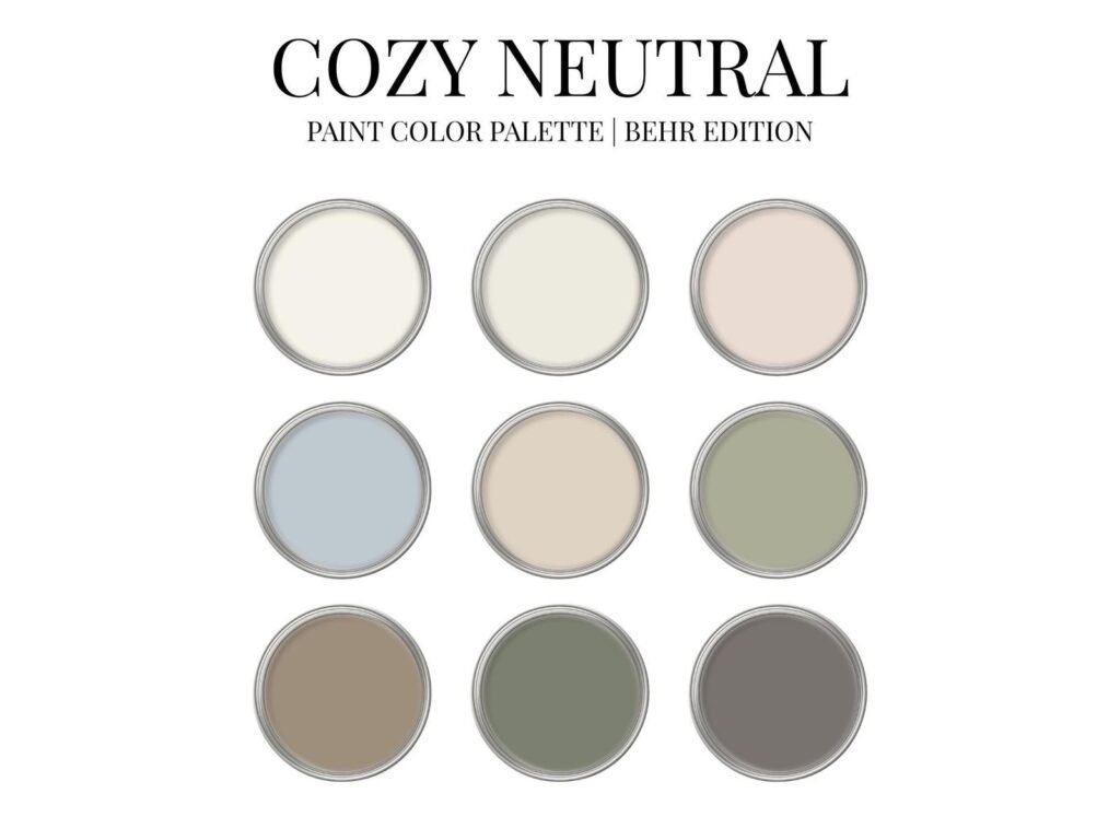 Cozy Neutral Behr Paint Palette image 2