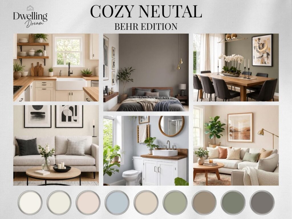 Cozy Neutral Behr Paint Palette image 3
