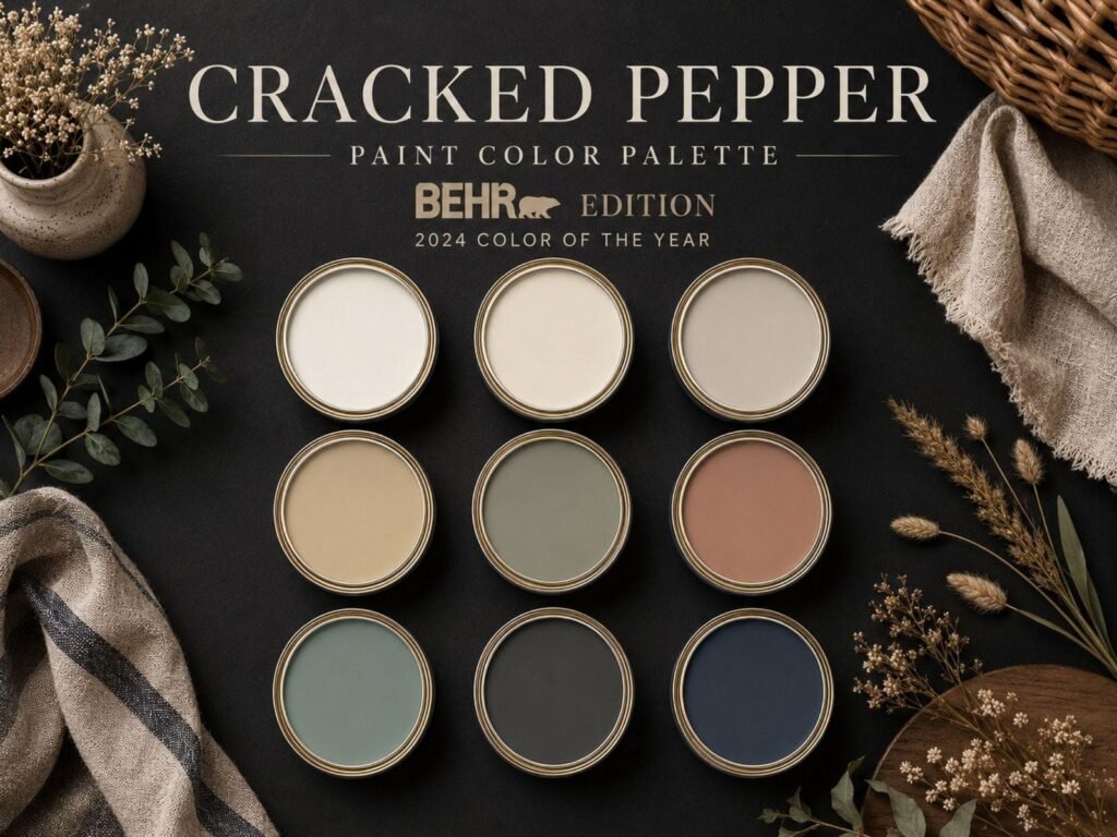 Cracked Pepper Paint Color Palette image 1