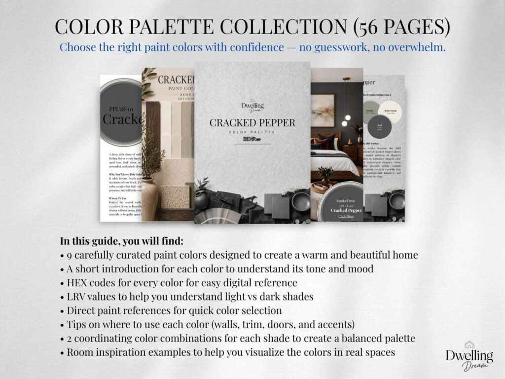 Cracked Pepper Paint Color Palette image 9