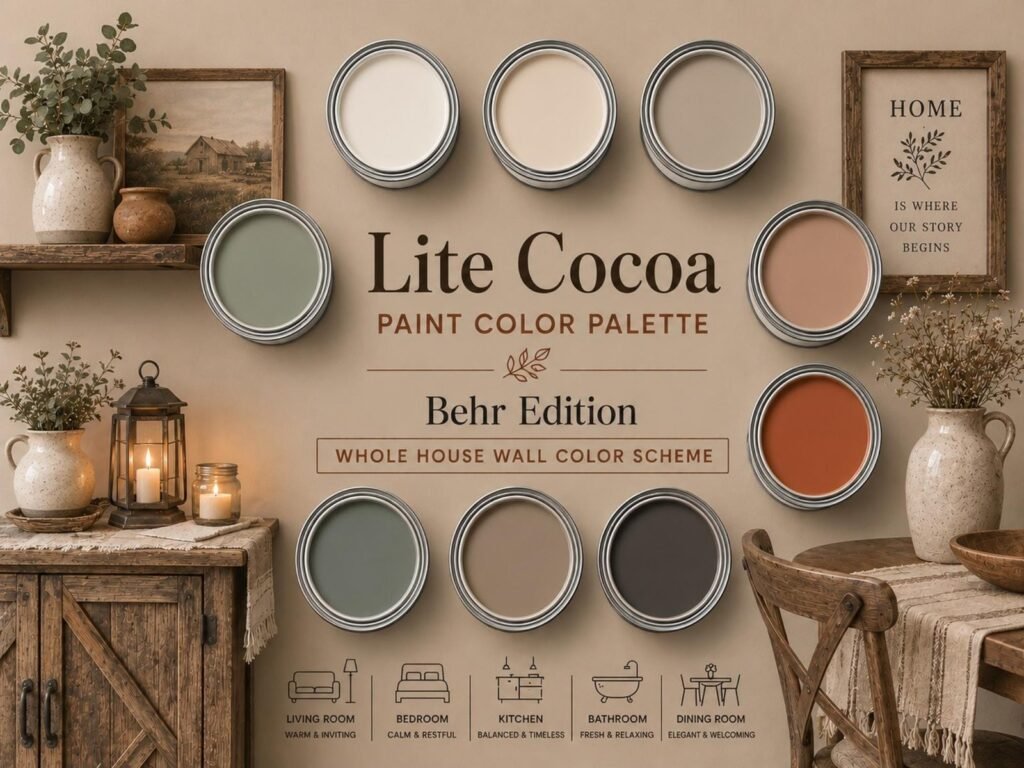 Lite Cocoa Behr Paint Palette image 1