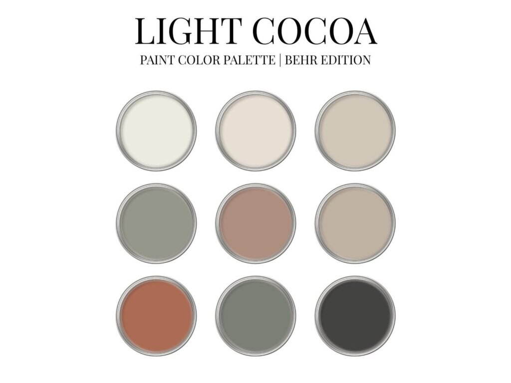 Lite Cocoa Behr Paint Palette image 2