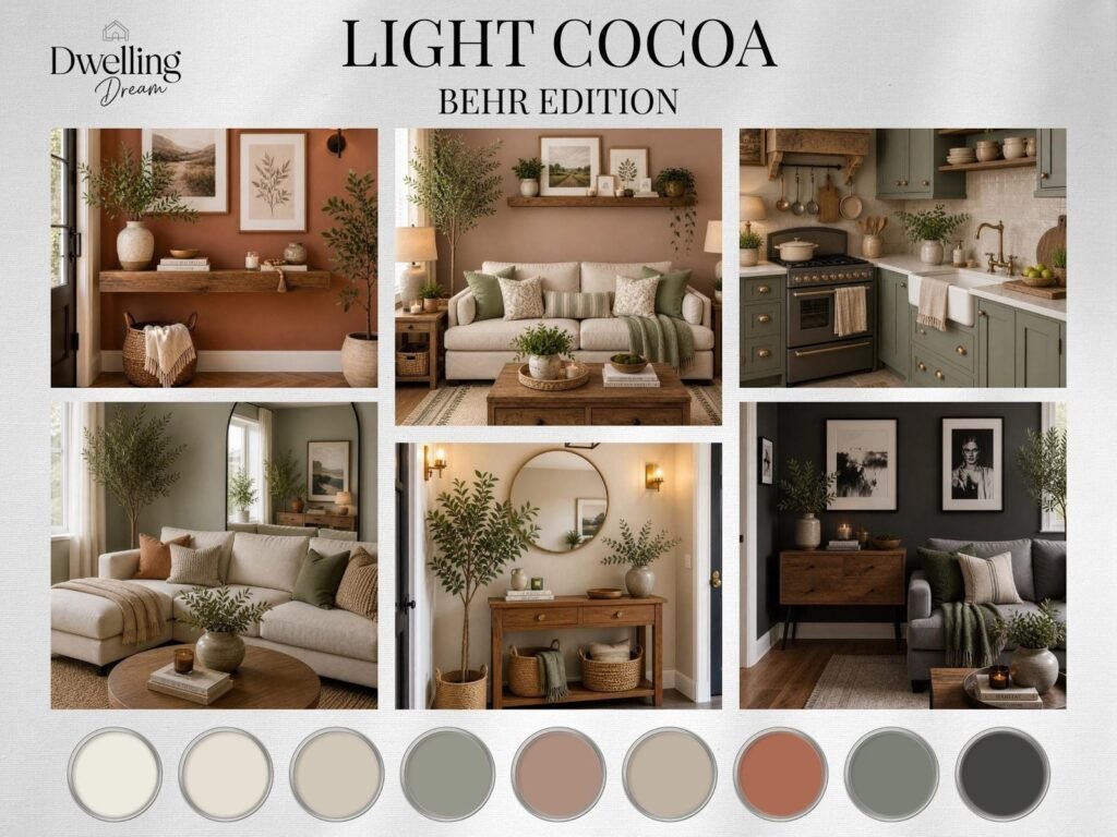 Lite Cocoa Behr Paint Palette image 3