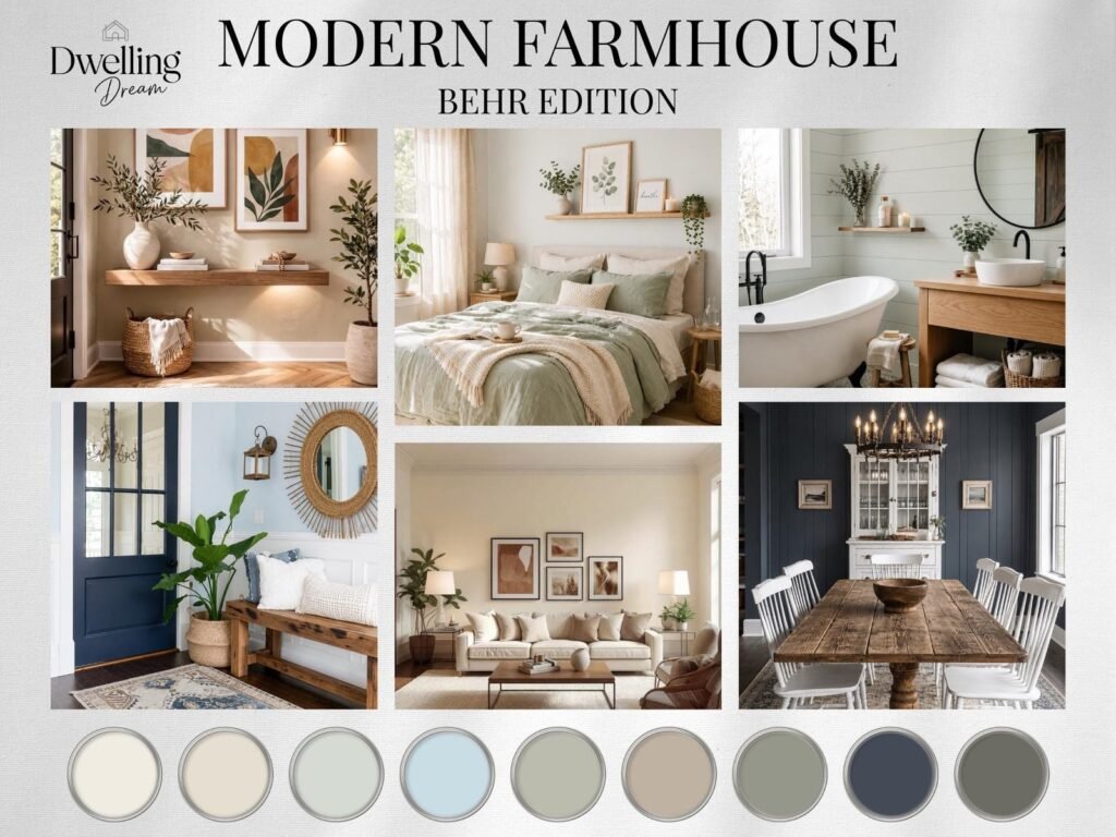 Modern Farmhouse Paint Color Palette image 3