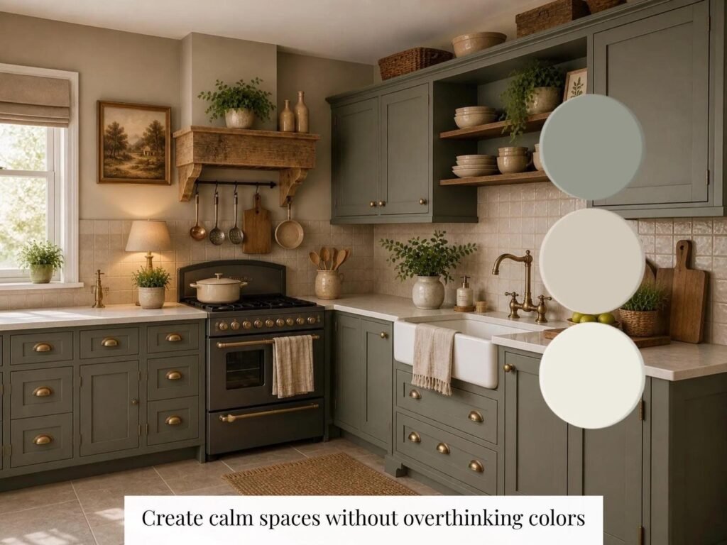 Rustic Farmhouse Wall Paint Color Palette image 5