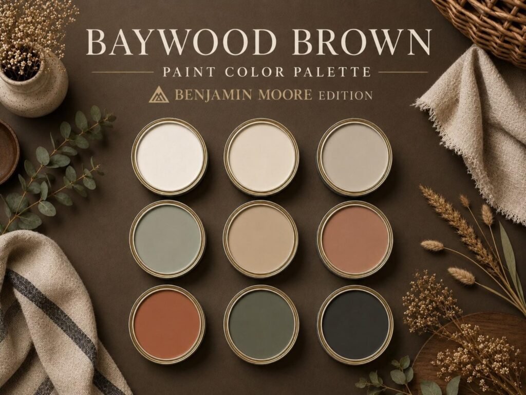 Baywood Brown Paint Palette image 1