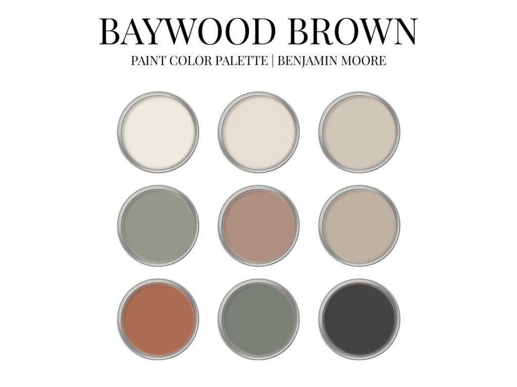 Baywood Brown Paint Palette image 2
