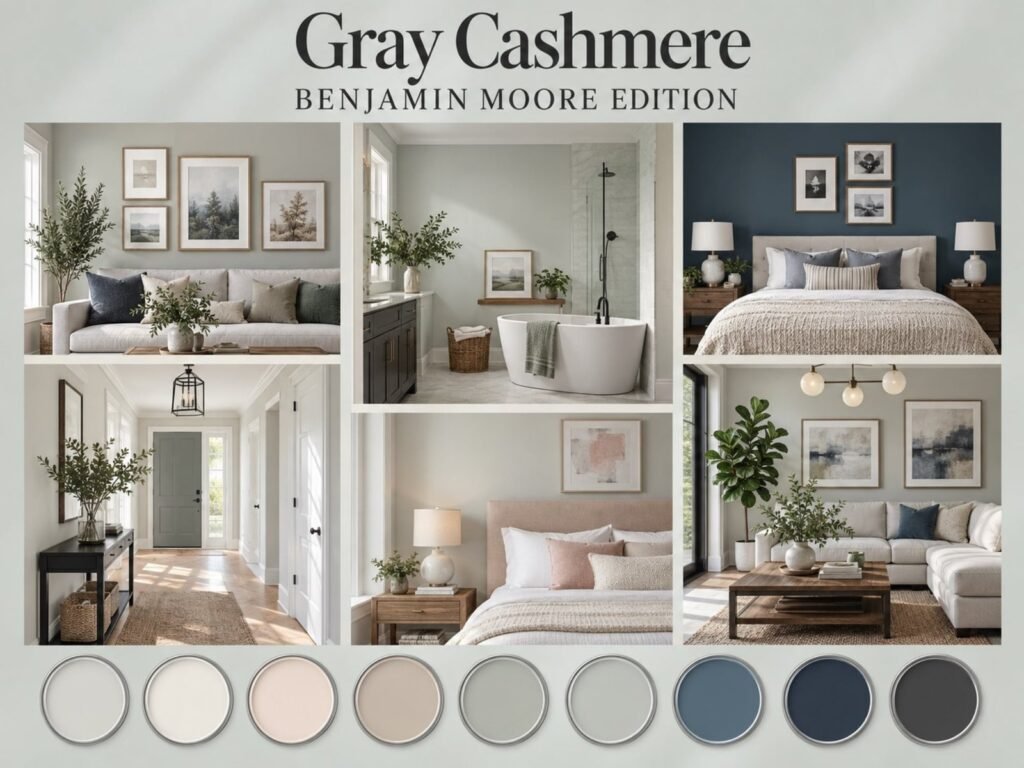 Gray Cashmere Paint Color Palette image 3