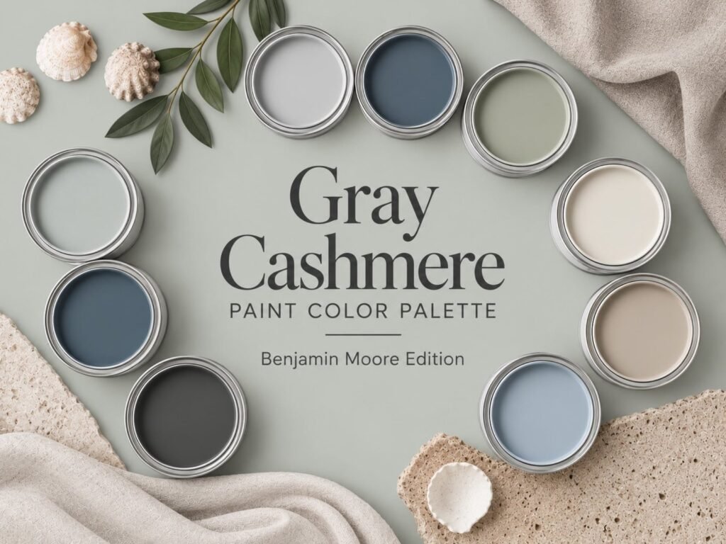 Gray Cashmere Paint Color Palette