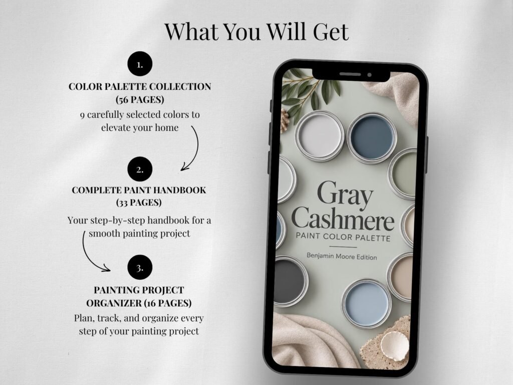 Gray Cashmere Paint Color Palette image 8