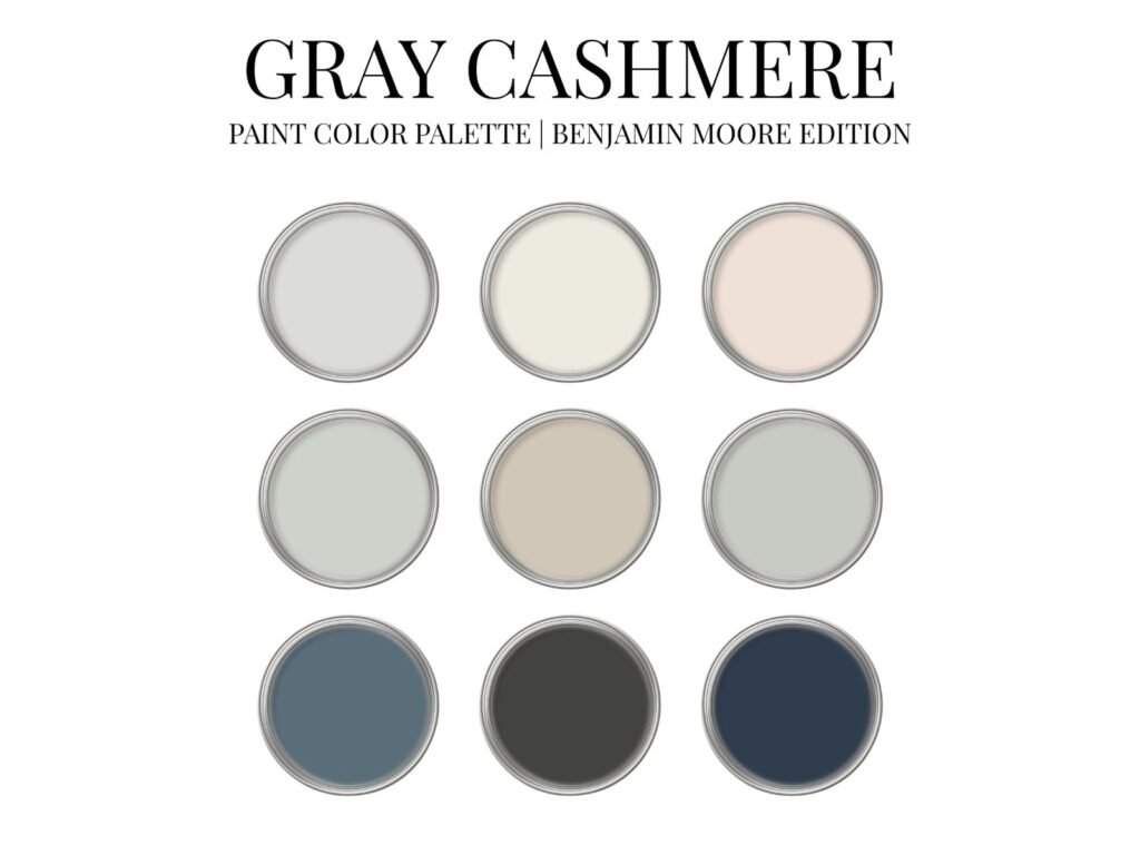 Gray Cashmere Paint Color Palette image 2