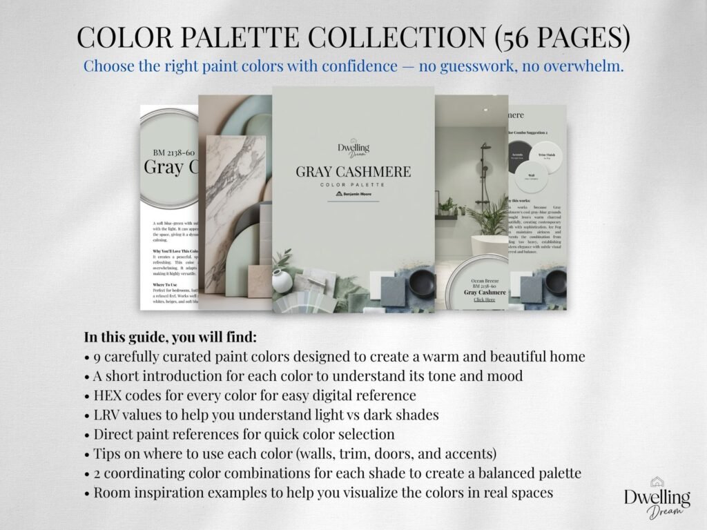 Gray Cashmere Paint Color Palette image 9