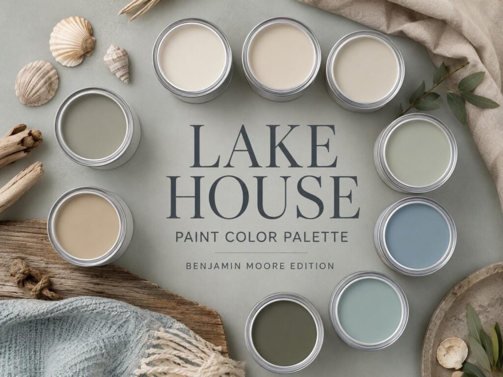 Lake House Paint Color Palette (Benjamin Moore Edition) image 1