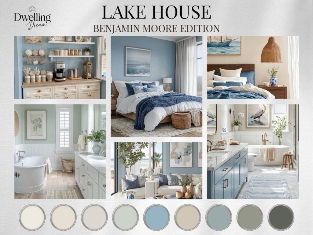 Lake House Paint Color Palette (Benjamin Moore Edition) image 3