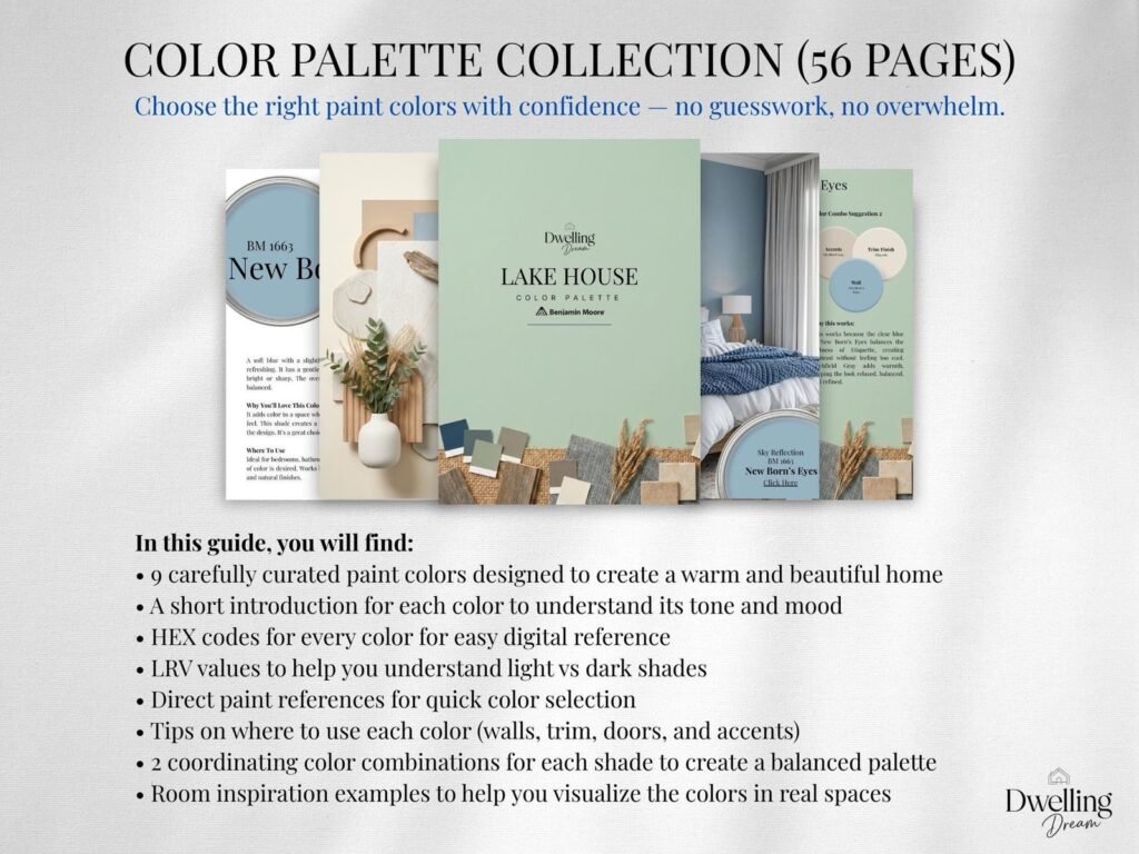 Lake House Paint Color Palette (Benjamin Moore Edition) image 9