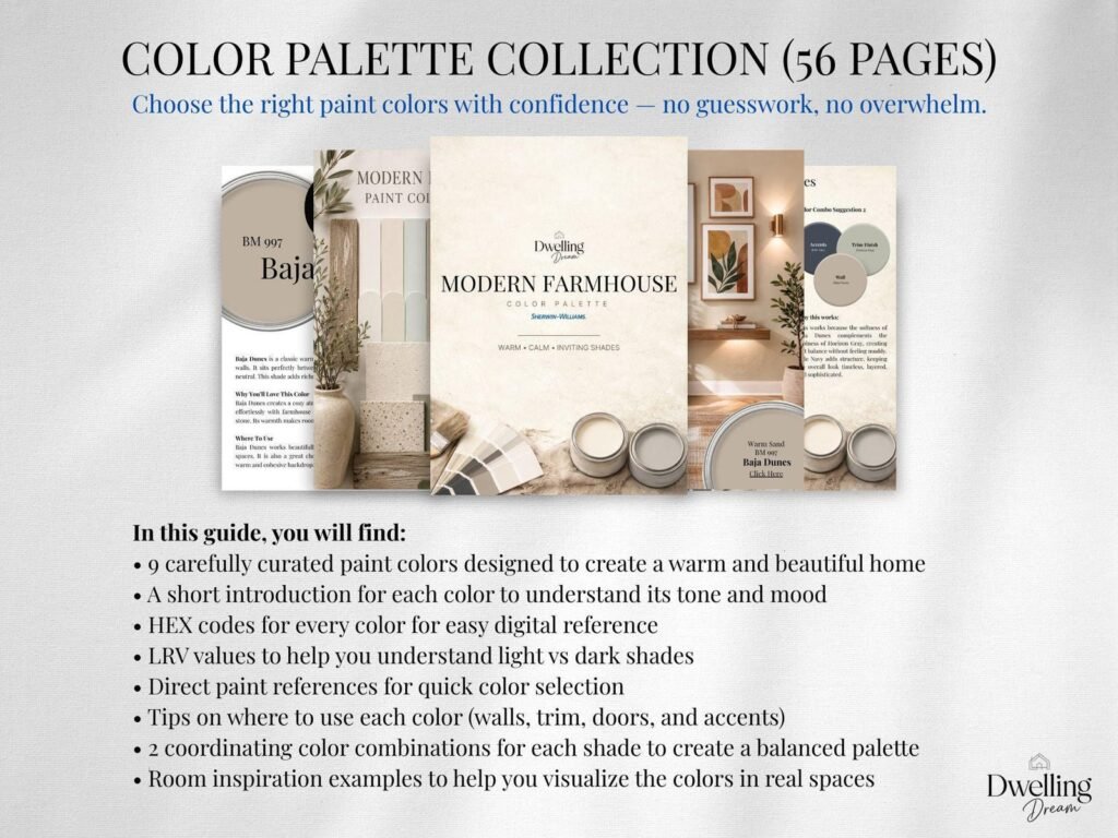 Modern Farmhouse Paint Color Guide image 8