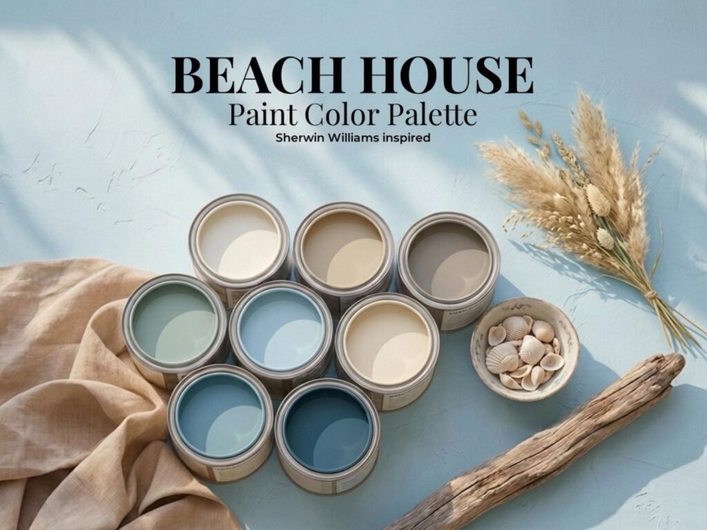 Beach House Wall Paint Palette image 1