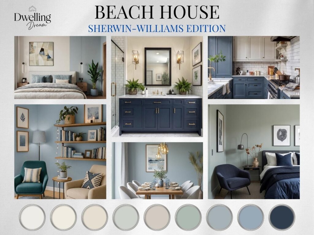 Beach House Wall Paint Palette image 2