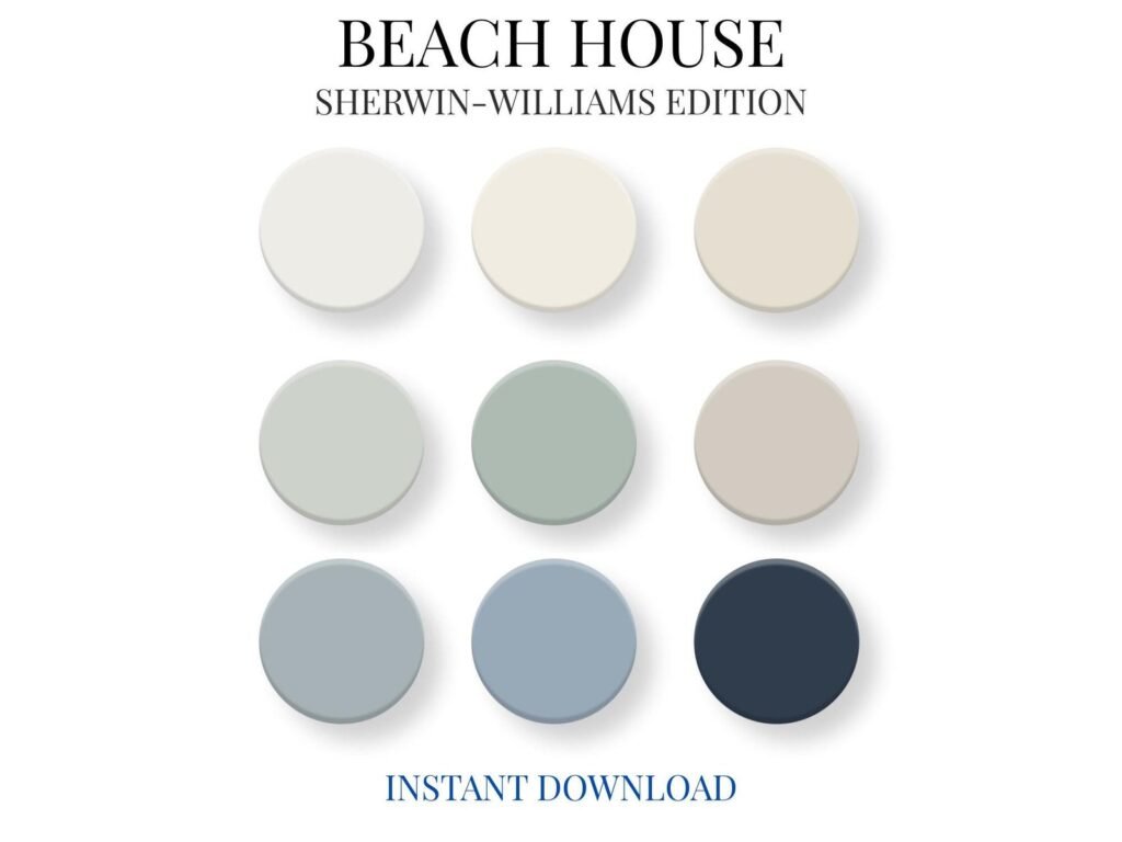 Beach House Wall Paint Palette image 7