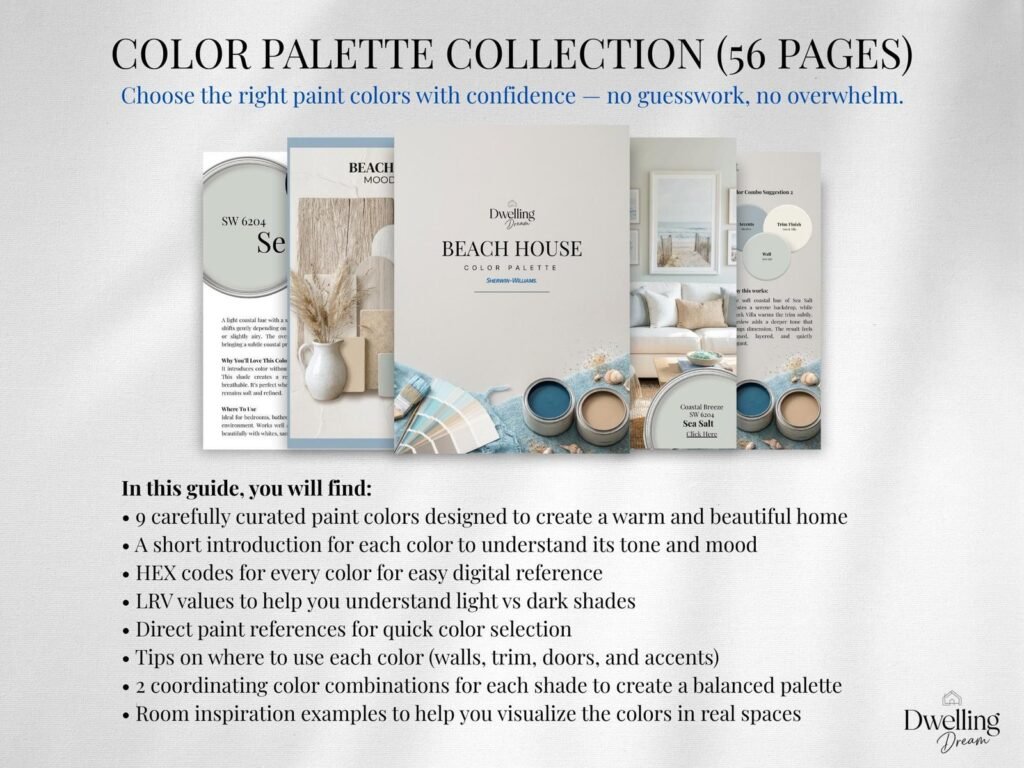 Beach House Wall Paint Palette image 9