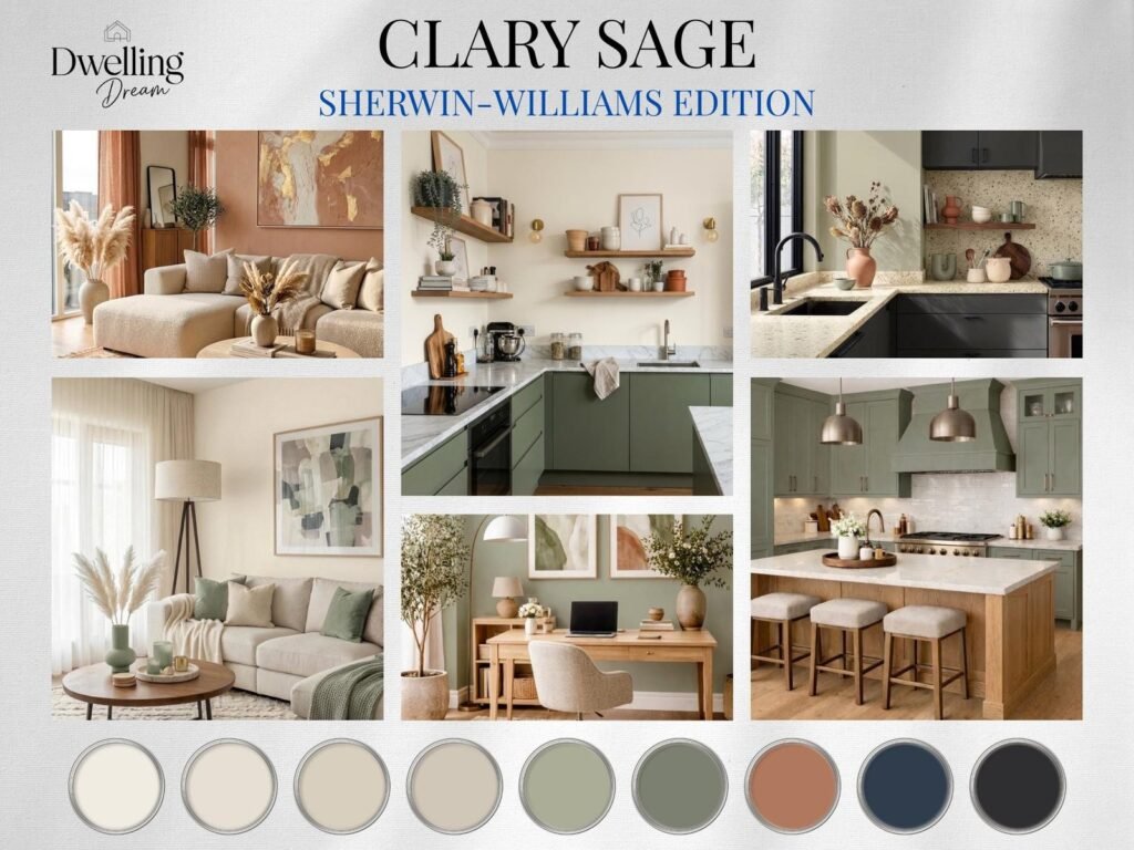 Clary Sage Paint Color Palette image 2