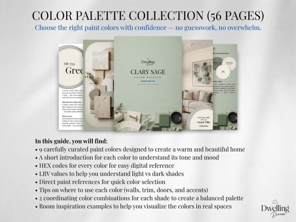 Clary Sage Paint Color Palette image 9