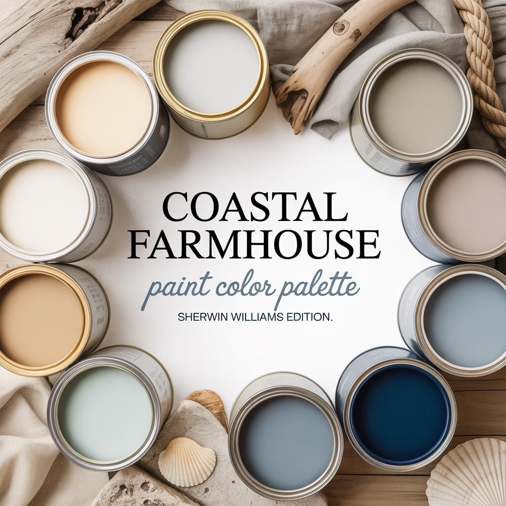Coastal Farmhouse Paint Palette image 1