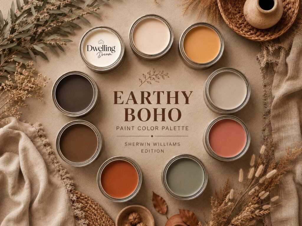 Earthy Boho Paint Color Palette image 1