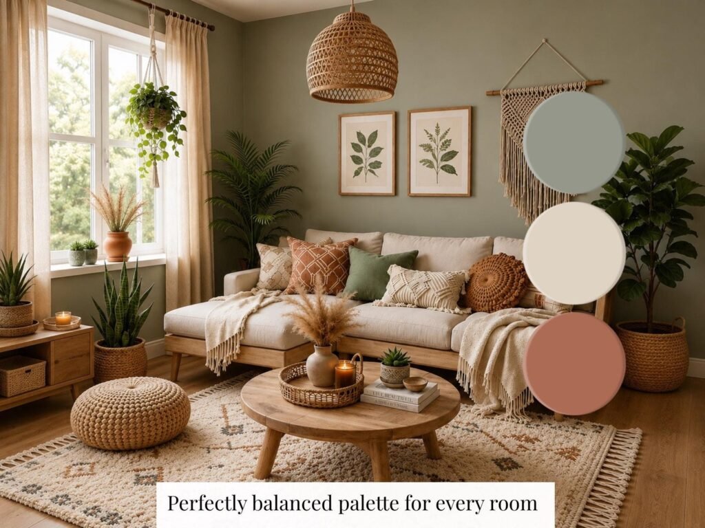 Earthy Boho Paint Color Palette image 5