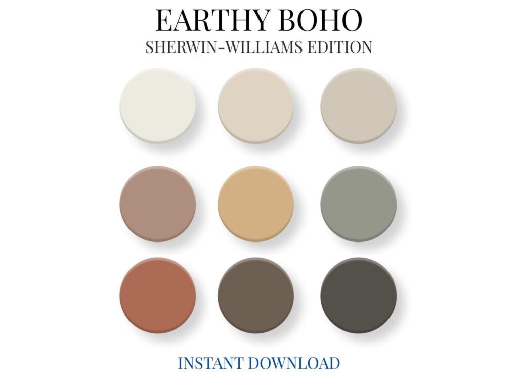 Earthy Boho Paint Color Palette image 7