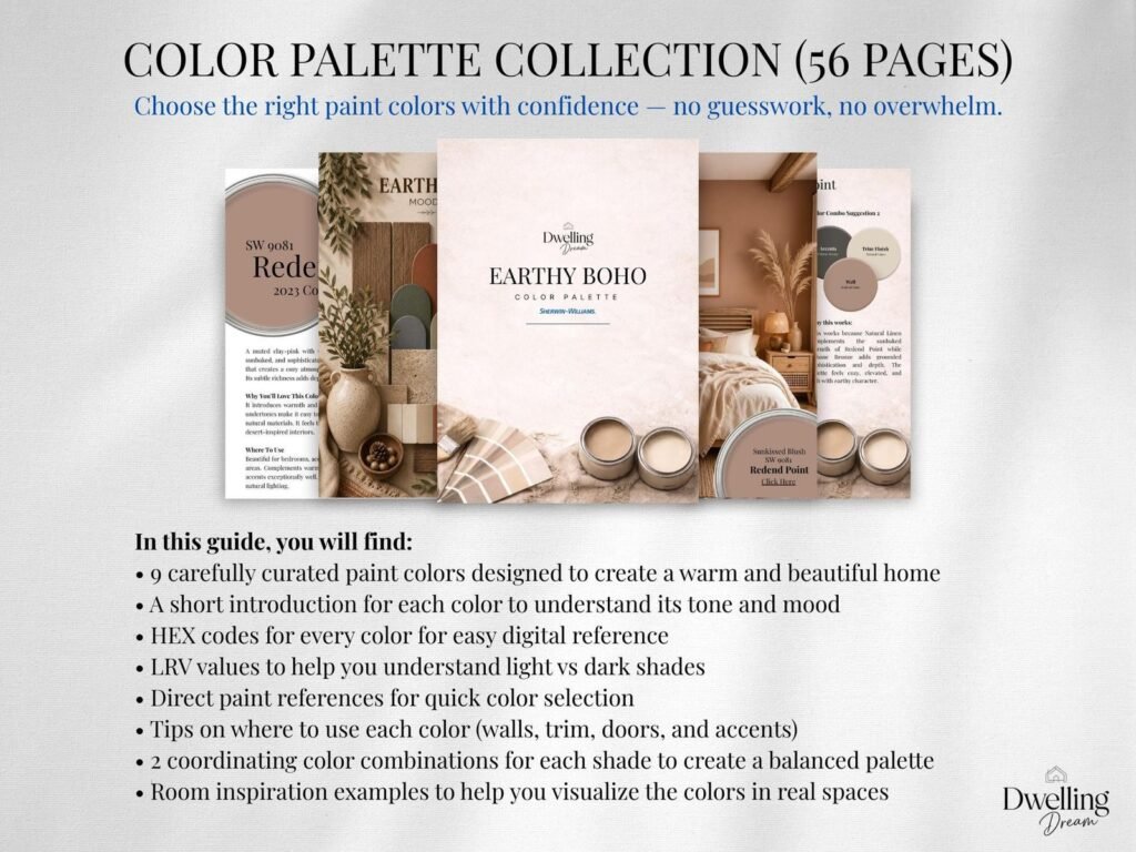 Earthy Boho Paint Color Palette image 9