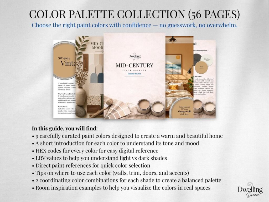 Mid Century Modern Color Palette image 9