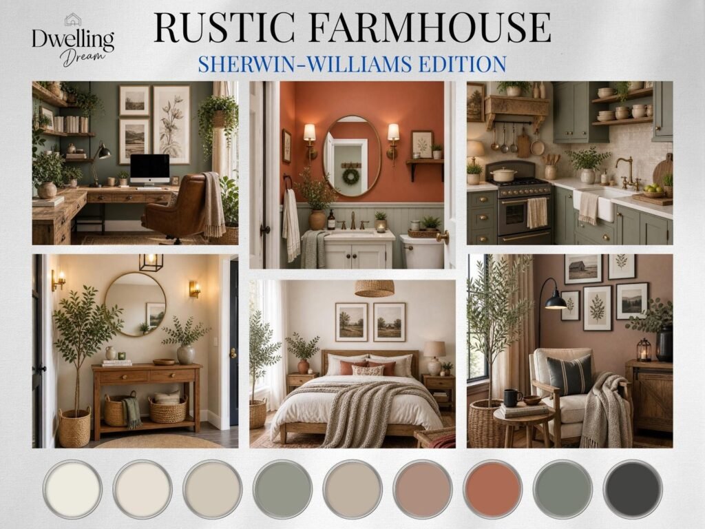 Rustic Farmhouse Sherwin Williams Paint Palette image 2