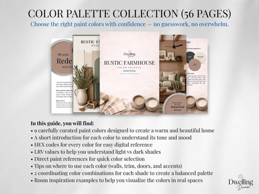 Rustic Farmhouse Sherwin Williams Paint Palette image 9
