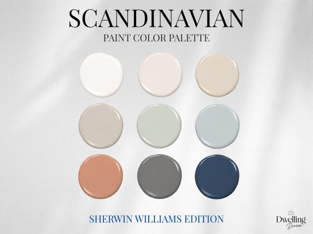 Scandinavian Paint Color Palette image 1