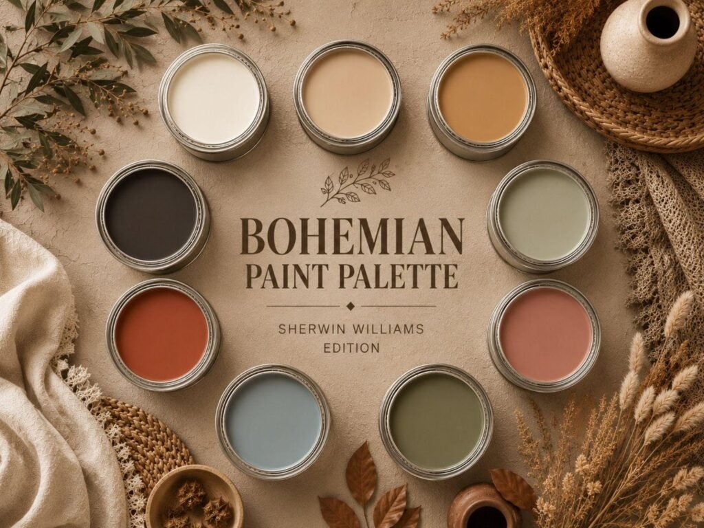 Sherwin Williams Bohemian Paint Palette image 1