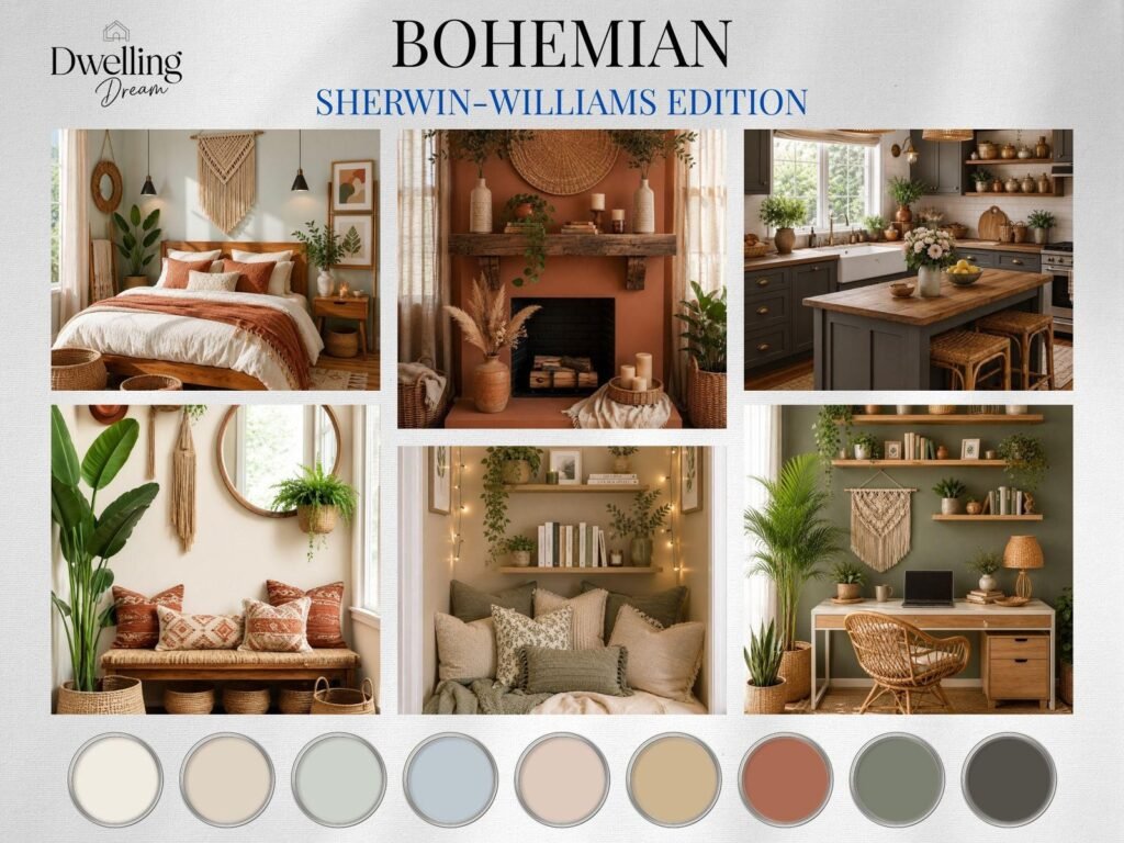Sherwin Williams Bohemian Paint Palette image 2