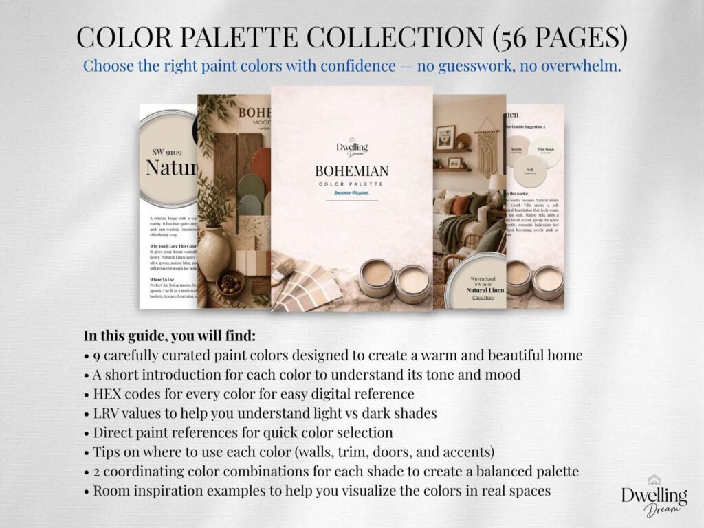 Sherwin Williams Bohemian Paint Palette image 9