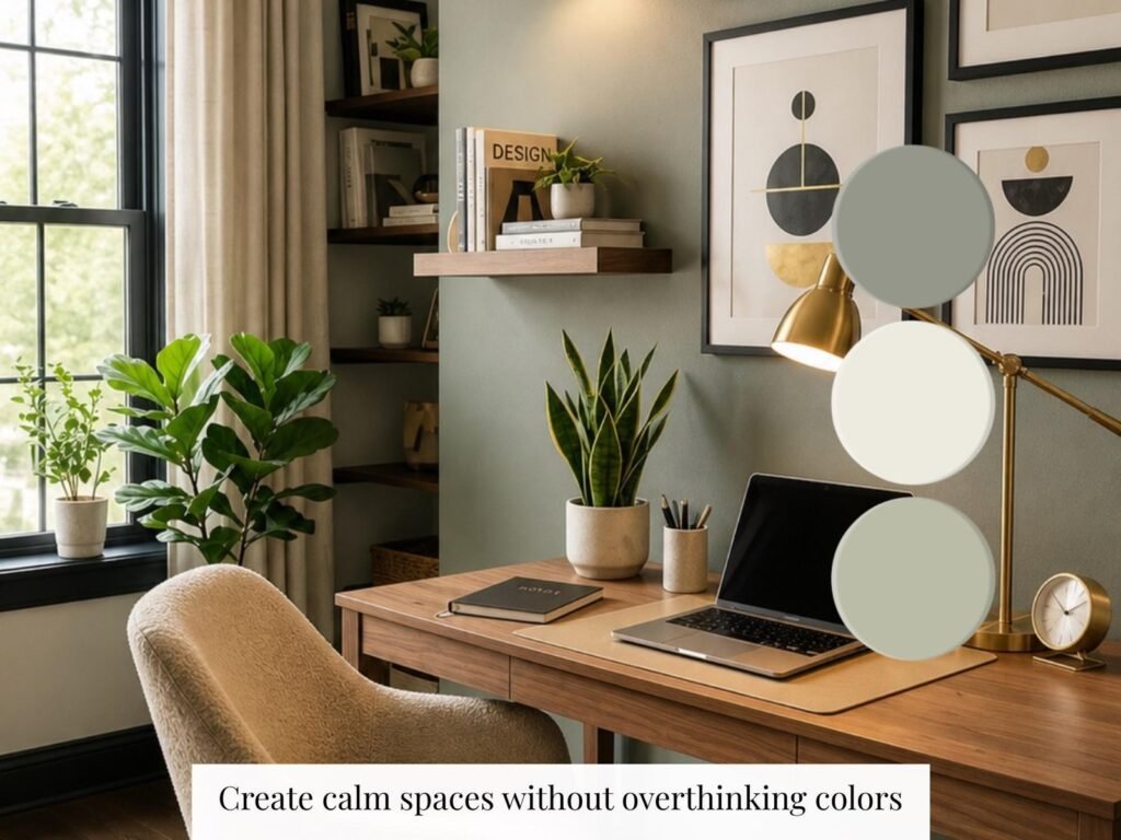 Sherwin Williams Evergreen Fog Paint Palette image 4