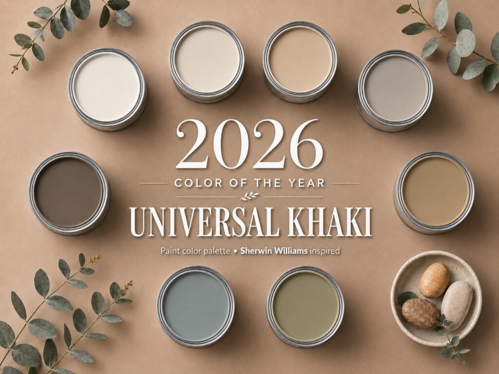 Universal Khaki Paint Color Palette