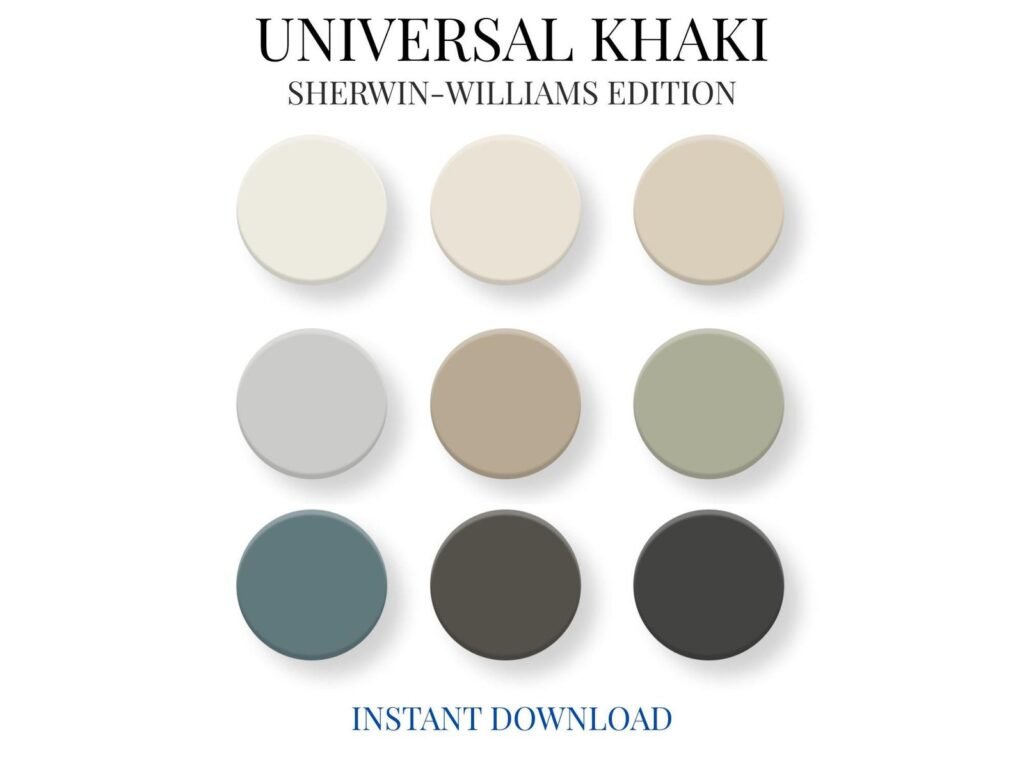 Universal Khaki Paint Color Palette image 7